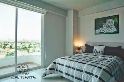 Apartamento Azul Turquesa Lomas De Angel�polis