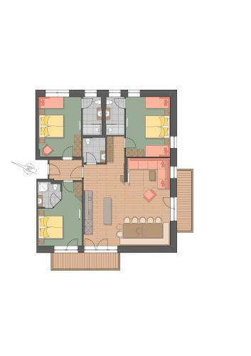 Apartamento Haus Gifle Ladis