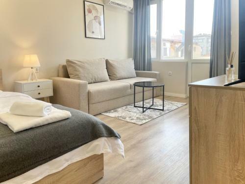 Apartamento Elegant Studio For 4 Persons In Center & Parking