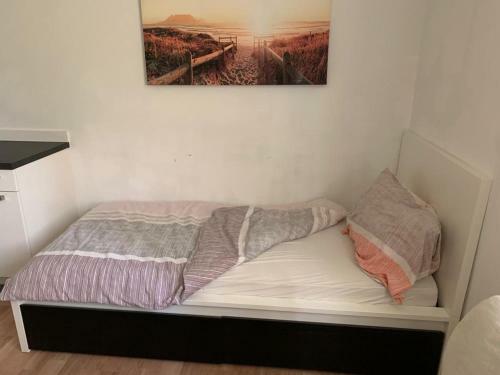 Apartamento Wohn-schlafraum Mit Einzelbett Und Sofa Tv K�che