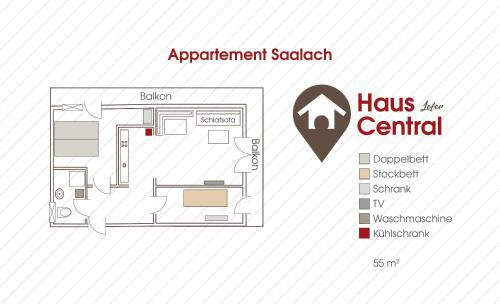 Apartamento Haus Central Lofer