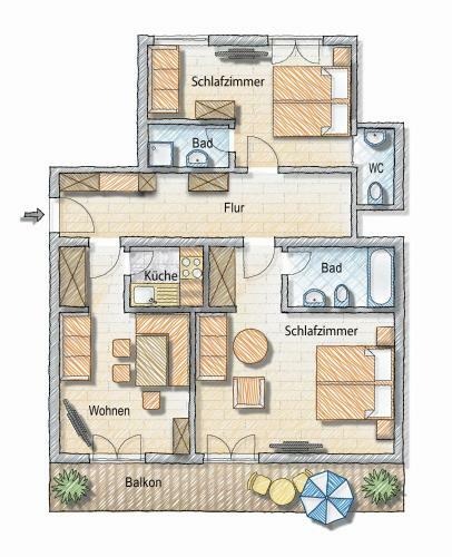 Apartamento Haus Bartlm�