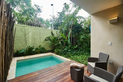 Apartamento Jungle Luxury Tulum Condo: Private Pool & Jacuzzi