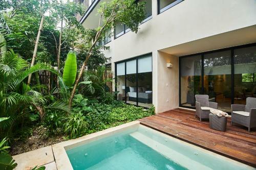 Apartamento Jungle Luxury Tulum Condo: Private Pool & Jacuzzi