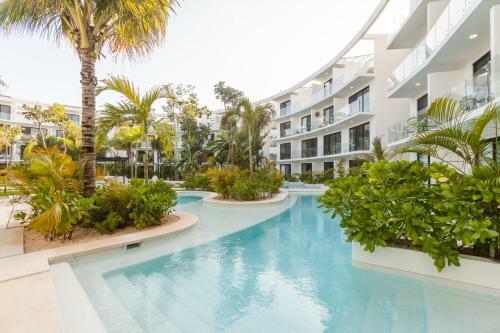 Apartamento Lagunas Central Park Luxury Studio With Pool View Balcony & Gym