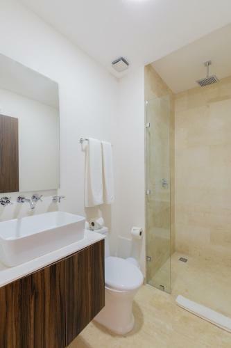 Apartamento Charming Studio With Incredible Terrace Rooftop Pool In Aldea Zama
