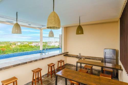 Apartamento New Chic Studio Space With Jungle Roof Pool & Lounge