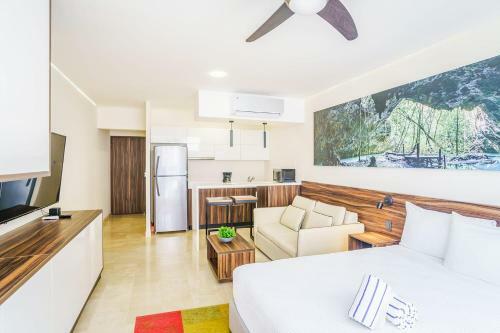 Apartamento New Chic Studio Space With Jungle Roof Pool & Lounge