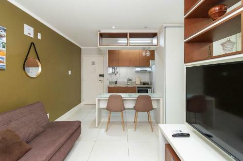 Apartamento Wb2105 Lindo Studio Com Vista Para O Parque Vaca Brava