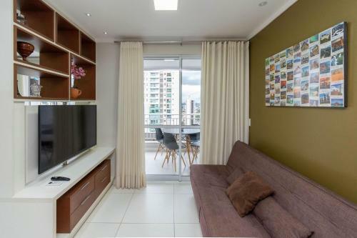 Apartamento Wb2105 Lindo Studio Com Vista Para O Parque Vaca Brava