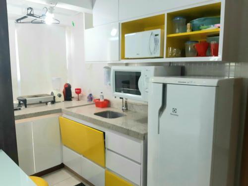 Apartamento Flat Brookfield Towers Completo Com Ar, Tv E Wifi.