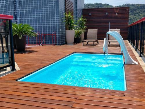 Apartamento Cobertura Triplex Na Enseada Com Piscina Privativa