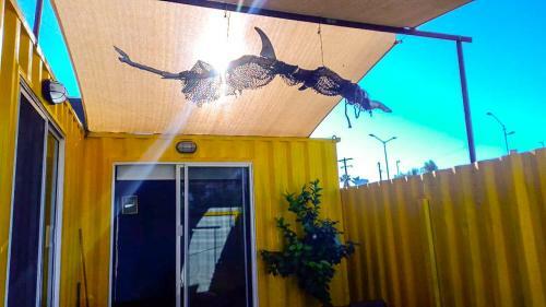 Yellow Submarine Container House By Cgglamping