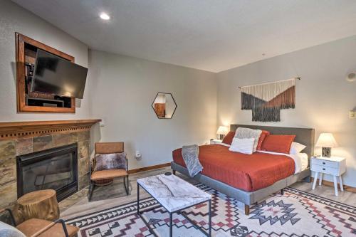 Apartamento Ski-in And Ski-out Studio - Walk To Downtown Main St!