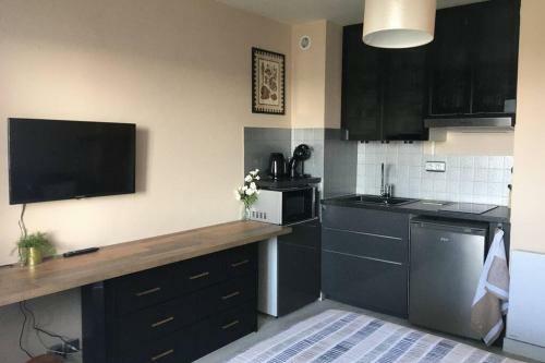 Apartamento Charmant Studio Belle Vue Mer En Normandie