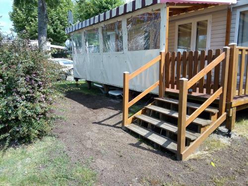 Mobile Home Ht De Gamme Climatis� Dans Le Camping **** De La R�serve