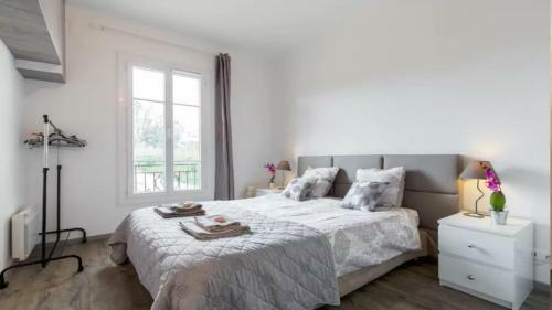 Stylish White And Red Apartments