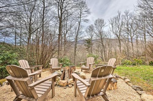 Spacious Elk Park Lodge With Hot Tub And Fire Pit