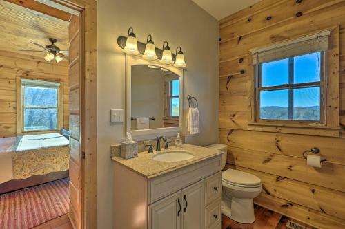 Sparta Cabin With Panoramic View, Wood Interior