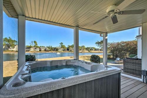 Waterfront Southport Home With Hot Tub And Deck!