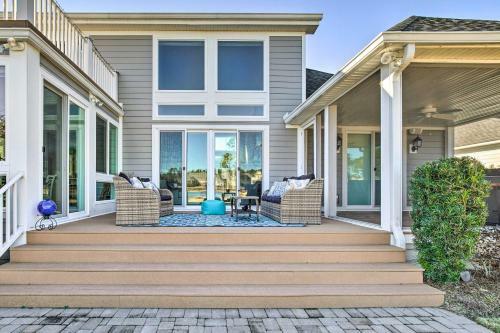 Waterfront Southport Home With Hot Tub And Deck!