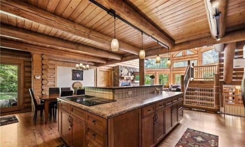 Luxury Log 7bed/6.5bath Cabin: Theater, Game Room, 7 Acres!