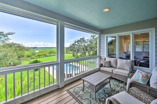 Exquisite Beaufort Home With Sunset Marsh Views!