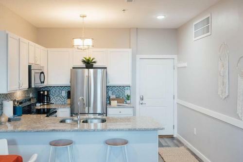 Apartamento New Boho Apt In Downtown Johnson City King Bed
