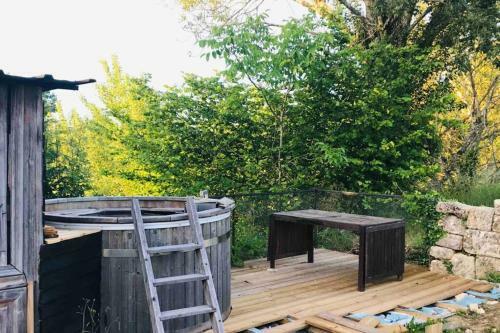 La Cabane Des Vignes Avec Spa Nordique