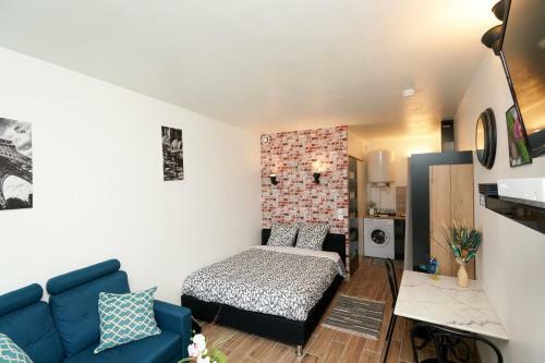 Apartamento Les Oiseaux Du Nid Bleu Rouen Gare