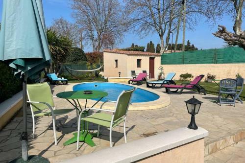Rez-de-chauss�e Privatif - Alpilles - Piscine