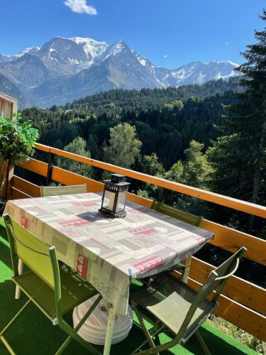 Apartamento Studio Turquoise Quartier Grattague Vue Montblanc