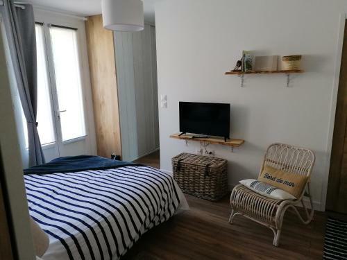 Bed & Breakfast Chambre Studio Les Deux Vagues