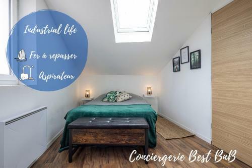 Apartamento ? Industrial Life -4 Pers - Wifi- Boite � Clef ?