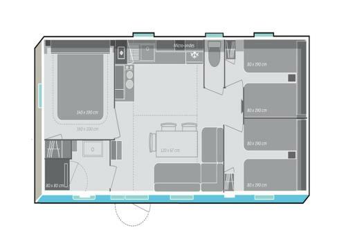 Mobile Home Tout Confort Sarah