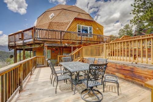 Secluded Rustic Dome With Majestic Views At Idaho Springs