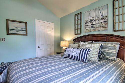 Chic Ocean View Home About 5 Mi To Bethany Beach!