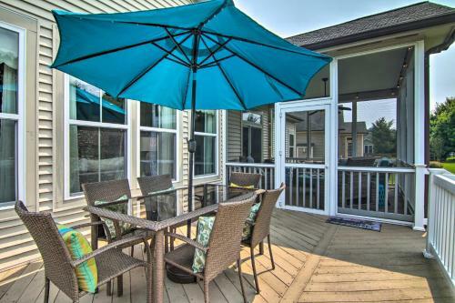 Chic Ocean View Home About 5 Mi To Bethany Beach!