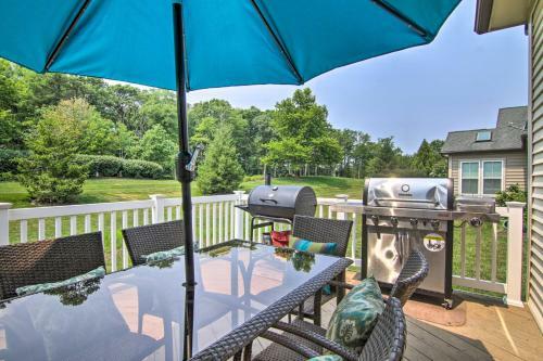 Chic Ocean View Home About 5 Mi To Bethany Beach!