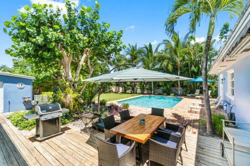 Spanish Style- Heated Saltwater Pool/grill, Min To Beach & Atlantic