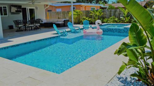 Villa Deerfield-private Resort Style Home Mins To The Beach