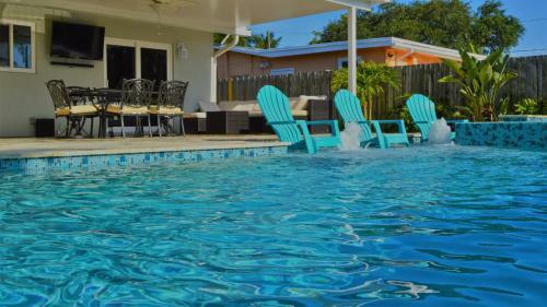 Villa Deerfield-private Resort Style Home Mins To The Beach