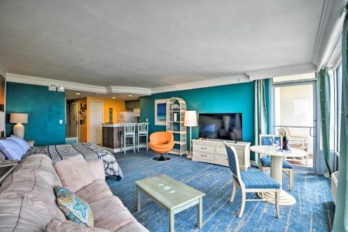 Apartamento Colorful Ocean-view Studio Steps From Beach!
