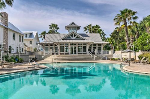 Chic Inlet Beach Getaway With Porch And Game Room