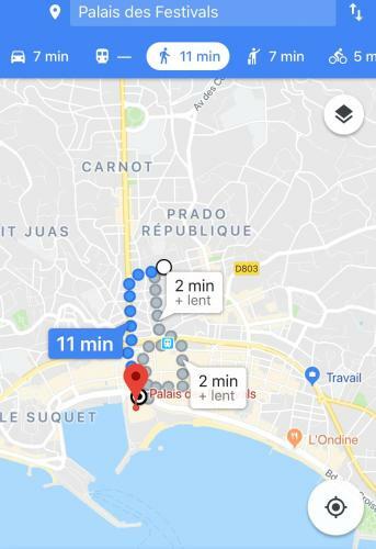 Apartamento Cannes: Agr�able 2 Pi�ces Vue Mer Panoramique