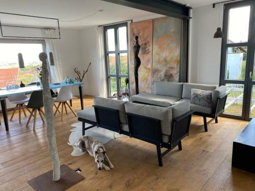 Atelier De Pfalz-loftstyl Mit Pfalzblick