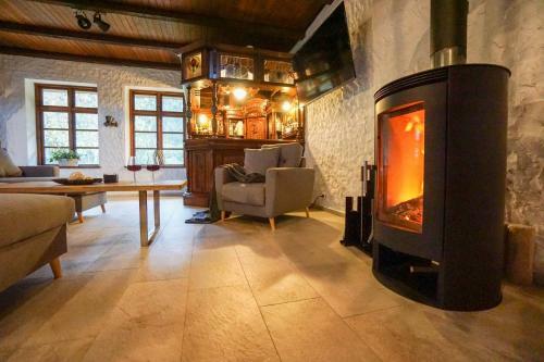 Ruhe Unter Reet - Haus Mit Sauna & Kamin Im Gr�nen