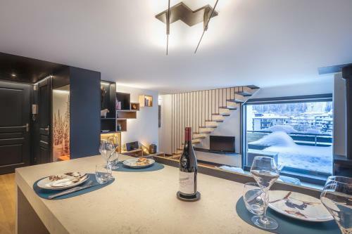 Apartamento Duplex Avec Sauna Et Vue Montblanc