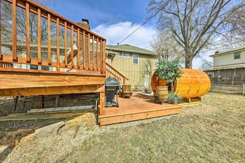 Updated Olathe Home With Private Sauna And Deck!