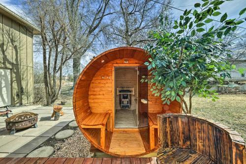 Updated Olathe Home With Private Sauna And Deck!